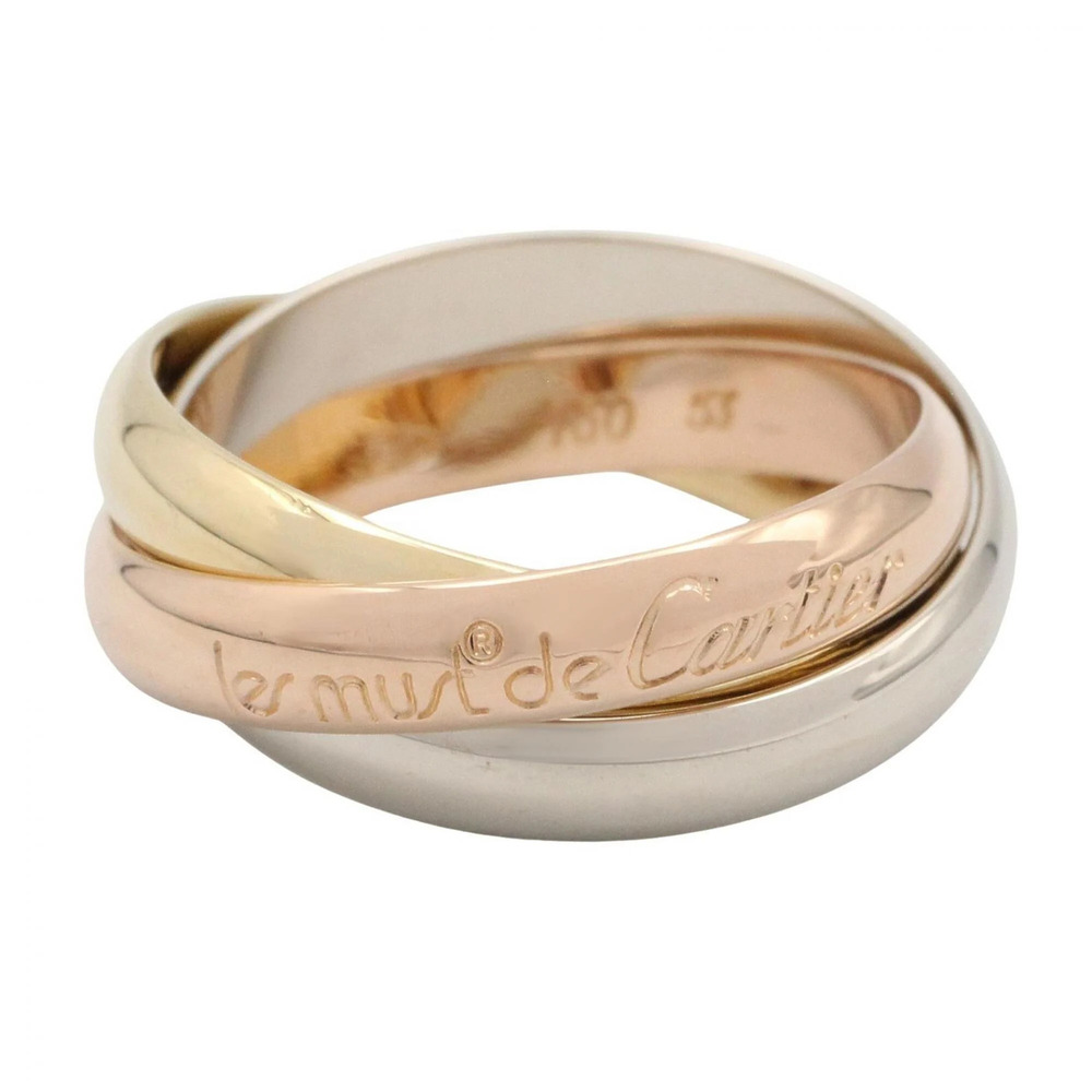 CARTIER Authentic 18k Gold Trinity Ring